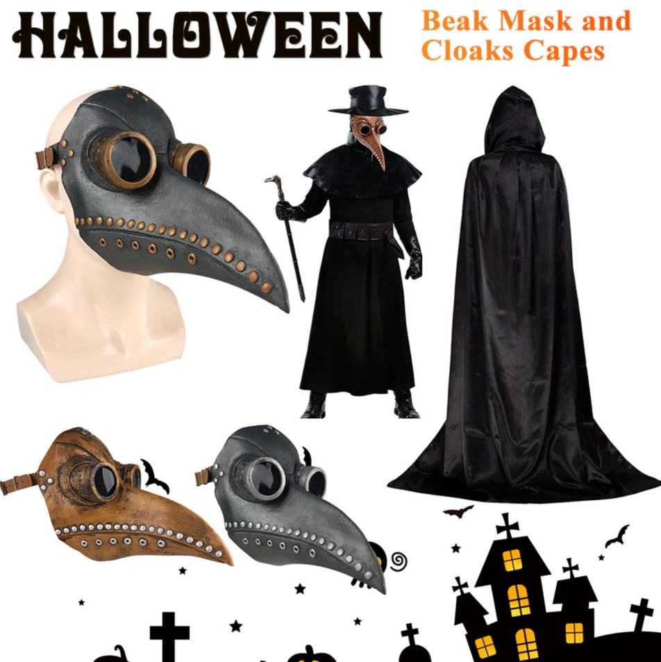 Disposable Surgical Mask - New Halloween Mask and Cloak Steampunk