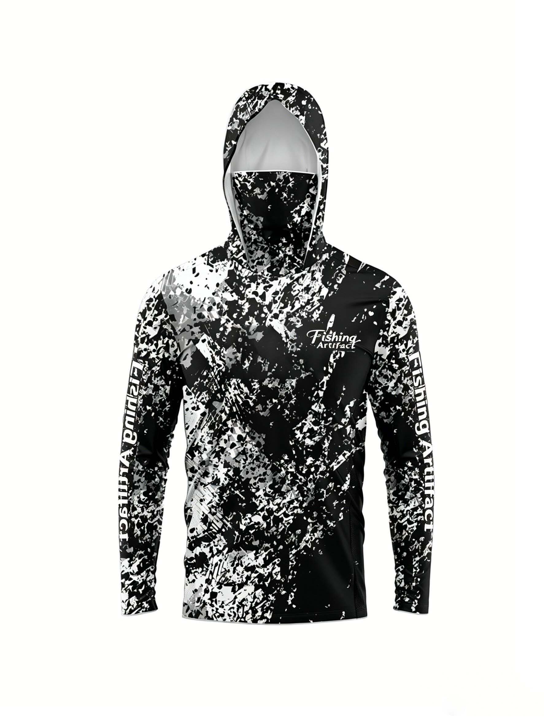 Men Summer 3D‑Printed Fishing  - đánh giá và giá Sports Mask Breathable