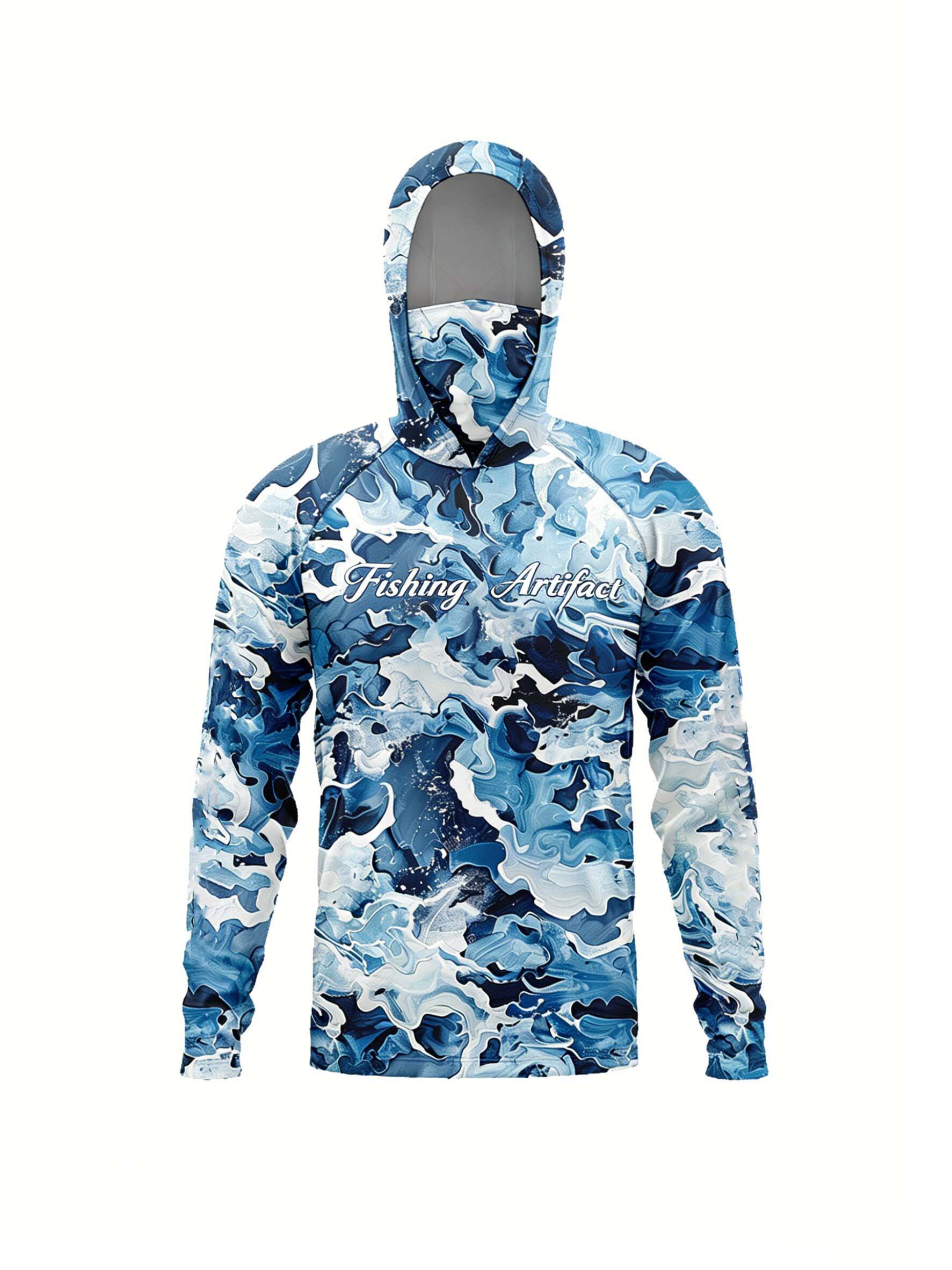 Men Summer 3D‑Printed Fishing  - đánh giá và giá Sports Mask Breathable