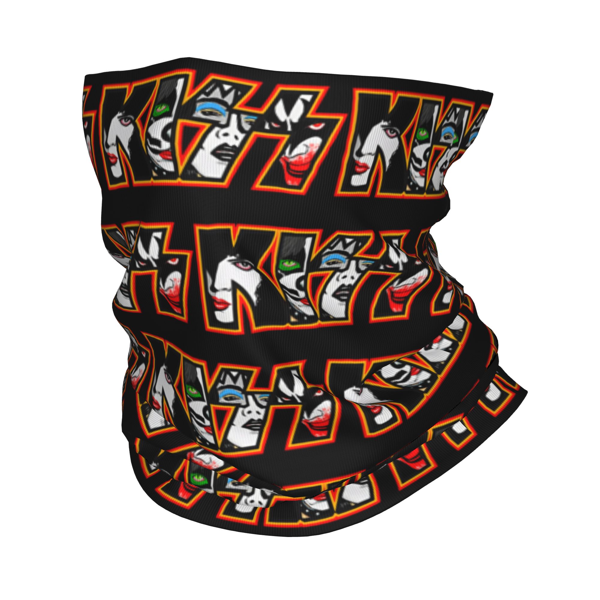 Custom Heavy Metal Rock K-Kiss - đánh giá và giá Neck Gaiter Face Cover