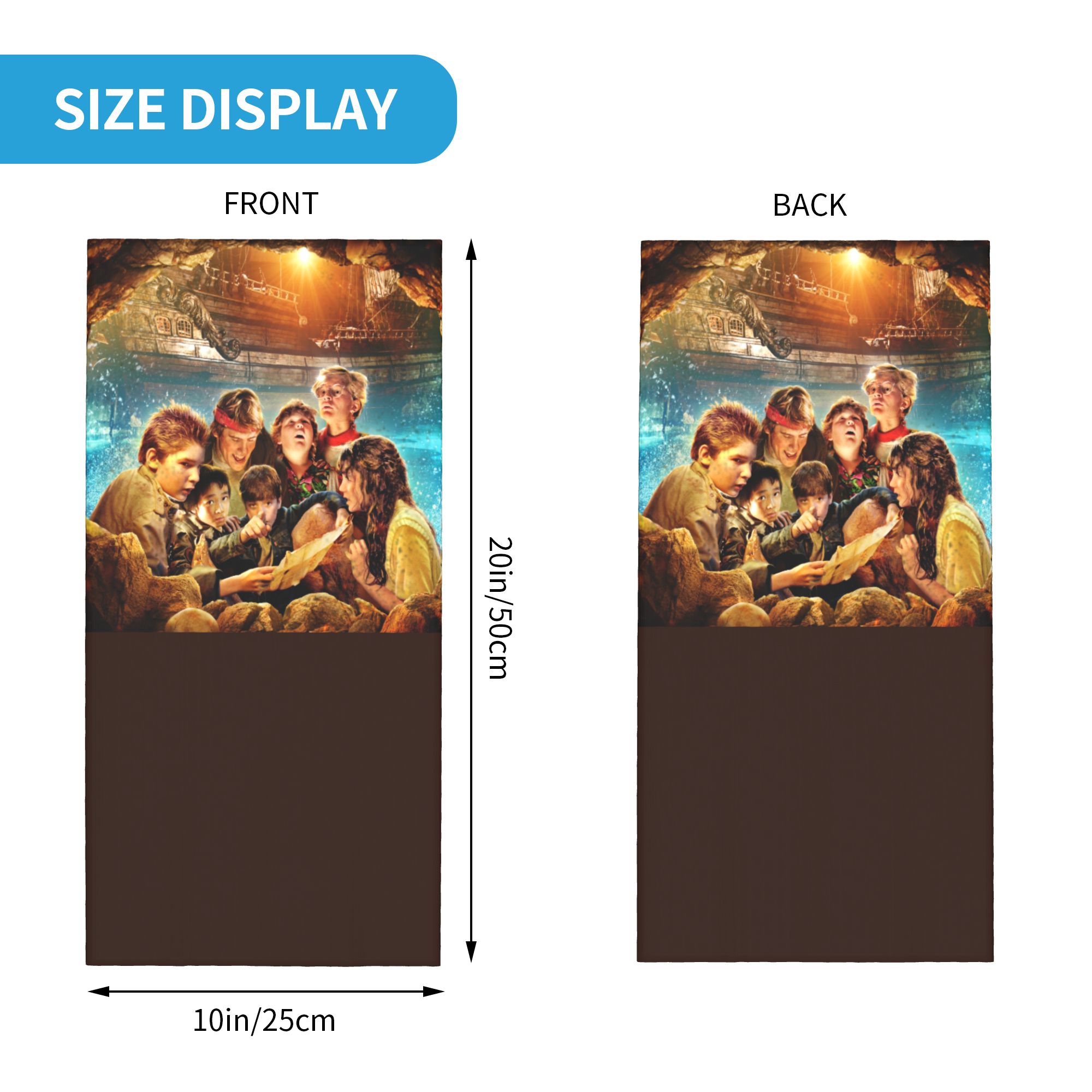 Custom The Goonies Poster Styl - đánh giá và giá Neck Gaiter Face Cover