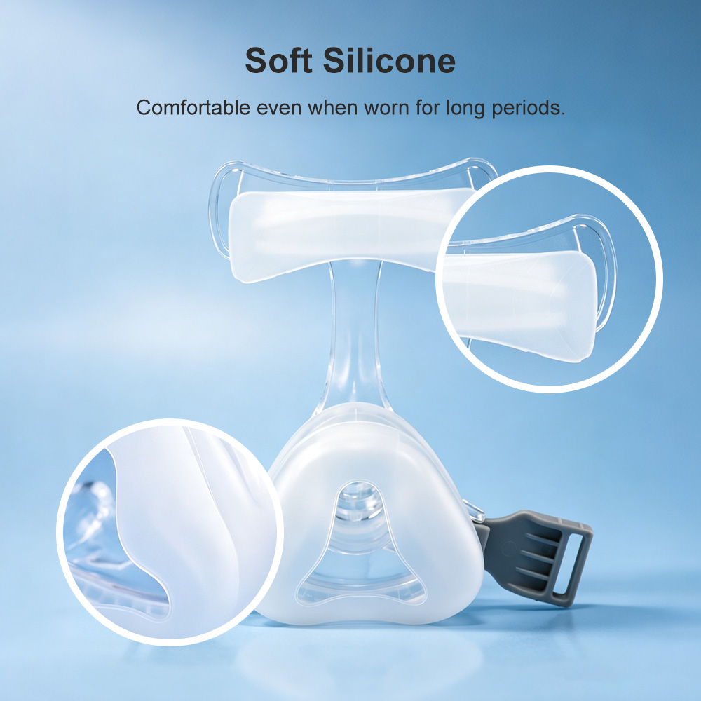 Comfort CPAP Nasal Mask Soft L - đánh giá và giá Silicone Mask Bracket