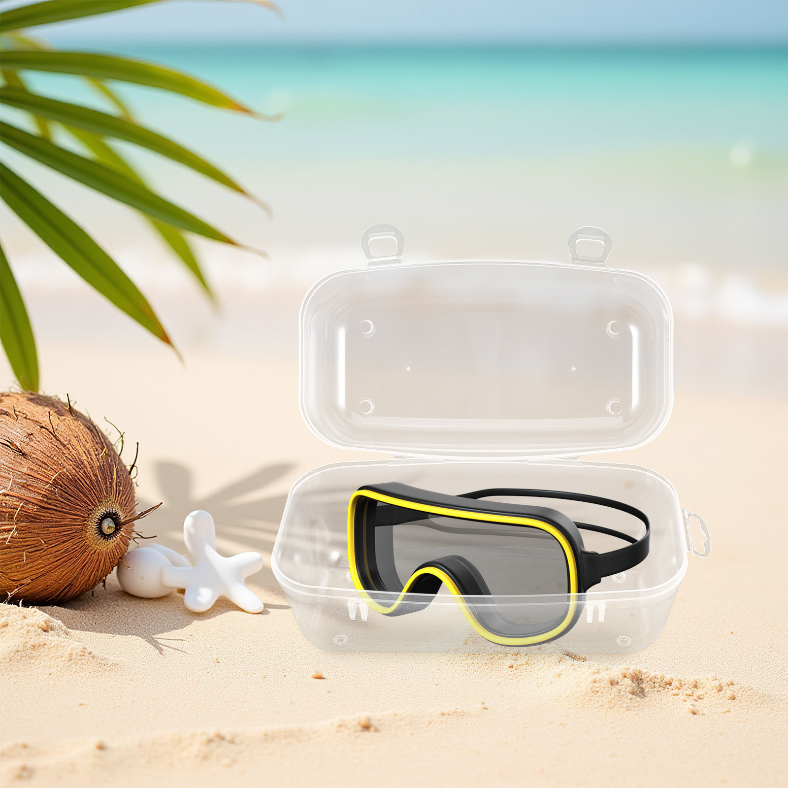 Diving Masks Case Hard Shell W - đánh giá và giá Mask Case Hard Shell