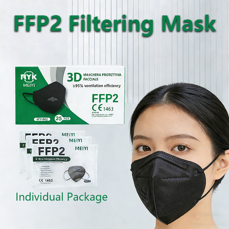 25/50PCS FFP2 CE Masks Safety  - đánh giá và giá Anti Pollution Mask