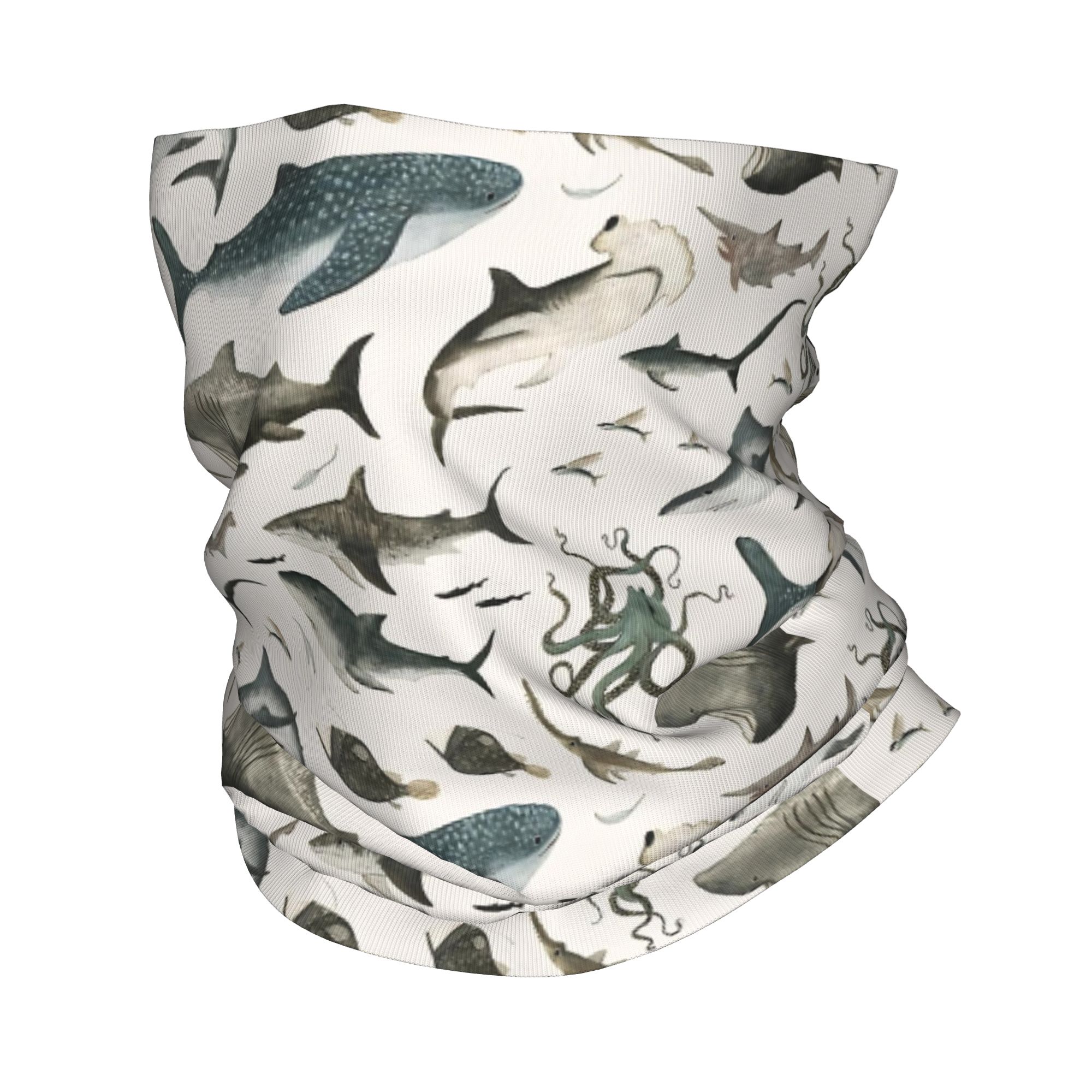 Shark Ocean Animal Sharks Band - đánh giá và giá Neck Gaiter Face Cover